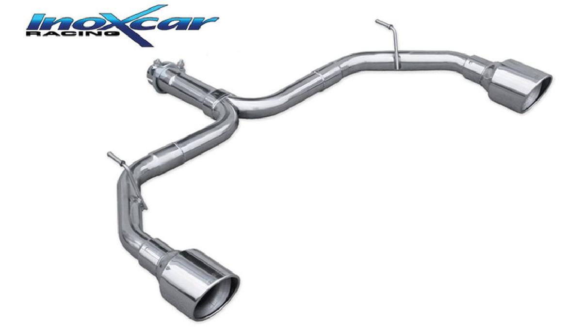 100%25+Inox+%C3%89chappement+Double+sur+mesure+pour+Alfa+Romeo+Giulietta+1750+Tbi+241cv+QV+2014-+1x110mm+X-Race